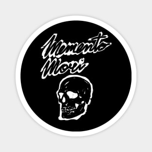 Memento Mori Skull Grunge Magnet